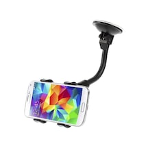 Cbtx 6 İnç Akıllı Telefonlar İçin Evrensel Döner Esnek Boyun Vantuz Araca Montaj Tutucu, Genişlik: 9,3 Cm