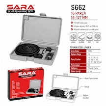 Sara S662 Buat Açma Panç Seti 16 Parça, 19-127 Mm