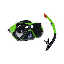 Dalış Maskesi Ve Snorkel Yetişkin - 51715-yeşil - 1 Adet Çok Renkli