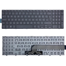 Siyah-ışıksız - Dell P39f002, P39f003 Notebook Klavye - Muadili İle Uyumlu