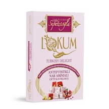 Sepetçioğlu Kastamonu Meşhur Antep Fıstıklı Nar Aromalı Kavrulmuş Lokum 240 G