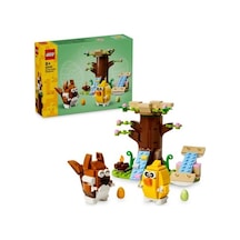 Lego Hayvan Figürleri İle Eğlenceli Park Temalı Oyuncak Seti