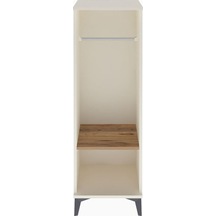 Arges Dolap Tek Raflı Tek Askılı 44x30x134 Aytaşı-çam Aytaşı