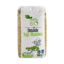 M Life Bio Organik Yeşil Mercimek 1 Kg - 4 Adet Tarı