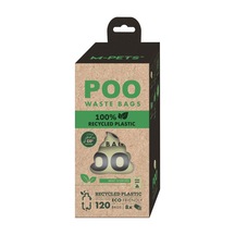 M-pets Poo 100% Recycled Dışkı Poşeti Nane Kokulu 8x15 Yaprak