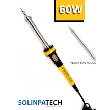 Solinpatech 60w Profesyonel Lehim Makinesi Resistörlü Kalem Havya +yedek Uç