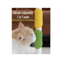 Kedi & Köpek Tüy Toplama Yıkama Ve Ayarlanabilir Köşe Kaşınma Silikon Fırçası 47x38 Mm 5 Adet - 875561943