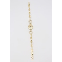 Vıp Bileklik 14 K-17319 17+2cm Çok Renkli