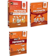 Gizli Yayınları 2025 8. Sınıf Lgs Matematik Alıştırmalı + Usta İşi + Gizli Kuşak Serisi Seti 3 Kitap