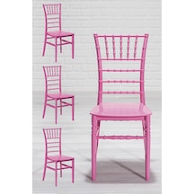 Soho Home Mutfak Sandalyesi 4 Adet-pembe