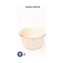 Black Cupid Emaye Karıştırma Ve Salata Kabı 24cm 4 Litre Ocağa Da Koyulabilir