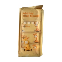 Baysa Mini Islak Cep Mendili - 8 Adetlik 8 Paket - 64 Adet 8'li Set