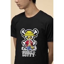 Anime One Piece Monkey D. Luffy Tişört