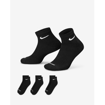Nike Everyday Plus Destekli Antrenman Bilek Çorapları 3 Çift Siyah Sx6890-010 Sıyah