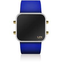 Upwatch Led Mını Gold Whıte & blue Unisex Kol Saati