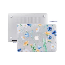 Apple Uyumlu MacBook Pro Kılıf 13 İnç Flower01 Eski Hdmı'lı Model 2012-2015 A1425 A1502 İle Sarı