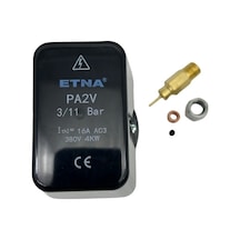 Etna Basınç Şalteri Pa-2v 3bar - 11bar 380v 1/2