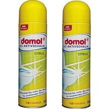Domol Tuvalet Temizleyici Köpük Limon Özlü 2 x 500 ML