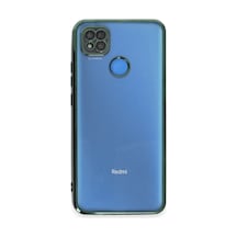 Bezos Redmi 9c Uyumlu Kılıf Lensli Silikon - Yeşil Rengaren