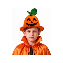 Çocuk Halloween Bal Kabağı Melon Şapka 7