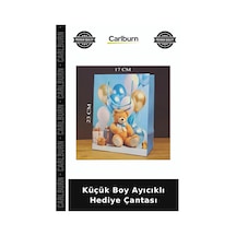 Küçük Boy Ayıcıklı Hediye Çantası Tatlı Paket Özel Sunum Şık Paketleme