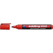 Edding Markör Permanent Yuvarlak Uçlu 1.5-3 MM Kırmızı 300 - 10 A Kırmızı
