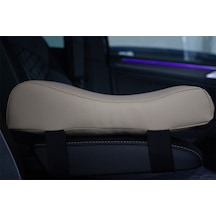 Bmw 3 Serisi 320td Uyumlu Kol Dayama, Kolçak Yükseltici Minder Deri İnce Bej