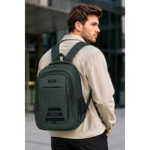 Sr-012 Unisex Çok Gözlü Geniş Hacimli Ortopedik Sırt Destekli Lise Ortaokul İlkokul Okul Çantası , Günlük Sırt Çan Füme