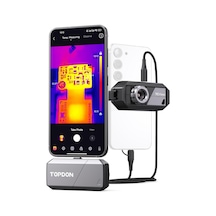 Topdon Ts001 256x192 Ir Çözünürlüklü Termal Kamera Android İçin 9mm Ayarlanabilir Odaklı Lensli