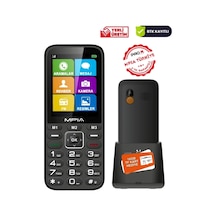 Yerli Üretim Kameralı Türkiyede İlk Sesli Menü Ve Aramalı Büyük Ekran Tuşlu Cep Telefonu 16gb