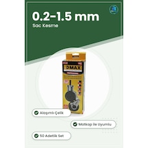 Matkap Uyumlu Sac Kesme Aparatı 0.2 İle 1.5 Mm Metal Plaka Kesici