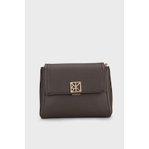 Calvin Klein Logolu Çıkarılabilir Askılı Çanta Lv04f3511gbal Bayan Çanta Lv04f3511g Bal Kahve