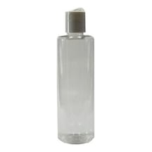 250Ml Şeffaf Boş Pet Şişe - Şampuan Kapaklı - 10 Adet