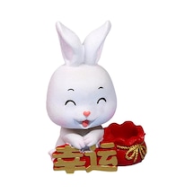 Homyl Tavşan Figürü Oyuncak Bebek Araba Pano Stil-b