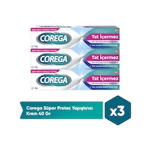 Süper Protez Yapıştırıcı Krem Naneli 40gr X 3 Adet