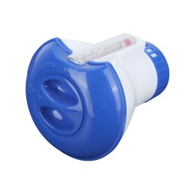 Gajeena 5 İnç Abs Havuz Kimyasal Dağıtıcı - Termometreli Klor Dağıtıcı, Su Sıcaklığı Ölçer, Havuz Ve Jacuzzi İçin Dayanıklı