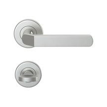 Condi 1083 Saten Krom Rozetlı Kapı Kolu Saten Krom Rozetli Wc Tk