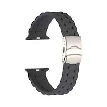 Apple Uyumlu Watch 7 45mm Krd-72 Kordon Gri
