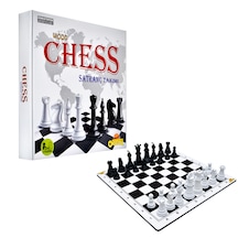 Orbisel Satranç Takımı 30x30 Ahşap Tablalı