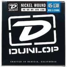 Jim Dunlop Dbn45130 Medium 5 Telli Bas Gitar Tel Seti 45-130