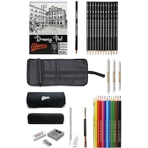 Canson 1557 Eskiz Çizim Defteri 40 Yp Faber Aquarel Kalem Seti