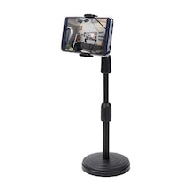 Tr Masa Üstü Telefon Tutucu Stand, Ayarlanabilir 18-30 Cm Yükseklik, 270 Hareket, Siyah Genel