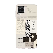 Samsung Galaxy Uyumlu M53 Silikon Desen060 Çok Renkli