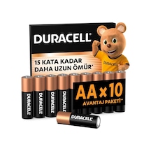 Basıc Aa Alkalin Kalem Pil 10'lu Paket 1,5v 15 Kata Kadar Daha Uzun Ömürlü Günlük Cihazlar İçin Güven