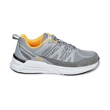 28595 Gri - Sarı Erkek Yürüyüş Koşu Spor Ayakkabı