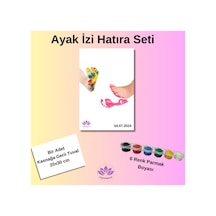 Bebek Ayak İzi Hatırası Seti Karışık - 651567360