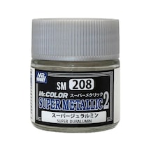 10 Ml. Super Duralumin Iı Mr.color Metalik Colors Serisi Maket Boyası, Mr.hobby Sm208 Standart