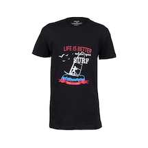 2as Aja Çocuk Baskılı T-shirt 219 Siyah