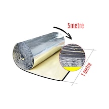 Araç Oto Ses Yalıtımı Alüminyum Folyolu Araç Ses Yalıtım Şiltesi 9mm 100x500cm Bant Marketim