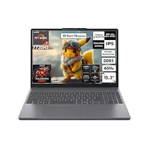 Lenovo IdeaPad Slim 383K70098TRQB24 R7-7735HS 40 GB 512 GB SSD 15.3" W11P WUXGA Dizüstü Bilgisayar